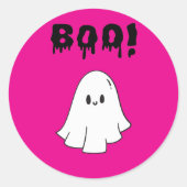 Stickers Boo halloween party  (Vorderseite)
