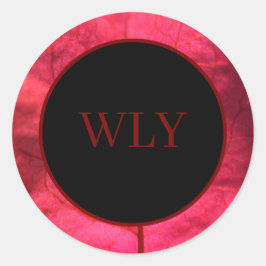 Stickers, Bougainvillea Runder Aufkleber