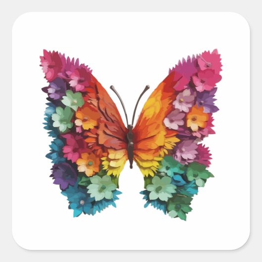 STICKERS Butterfly Flowery (Vorderseite)