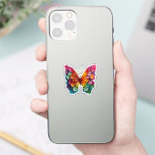 STICKERS Butterfly Flowery Aufkleber (Telefon)