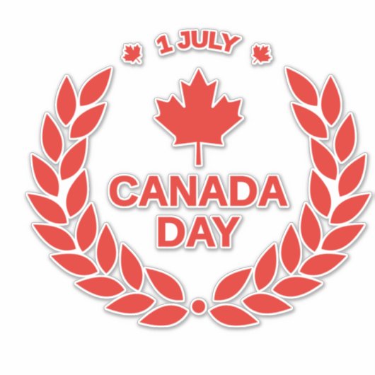 Stickers Canada Day Aufkleber (Vorderseite)