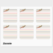 Stickers - Chinook Lachs auf Streifen (Blatt)