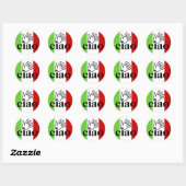 Stickers ciao mit// hand wave Letter Umschlag Aufk (Blatt)