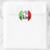 Stickers ciao mit// hand wave Letter Umschlag Aufk (Tasche)