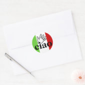 Stickers ciao mit// hand wave Letter Umschlag Aufk (Umschlag)