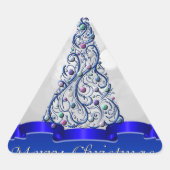 Stickers - Cobalt Wirbel Tree (Vorderseite)