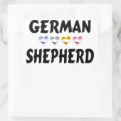 Stickers der deutschen Schäferhunde-Liebe (Tasche)