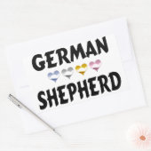 Stickers der deutschen Schäferhunde-Liebe (Umschlag)