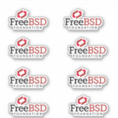 Stickers der FreeBSD Foundation Aufkleber (Vorderseite)