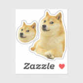 Stickers Dog Meme Aufkleber (Blatt)