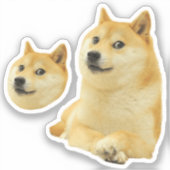 Stickers Dog Meme Aufkleber (Vorderseite)