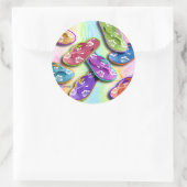Stickers - FLIP FLOPS Pop Art (Tasche)