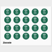 Stickers -Forest Green (Personalized)  (Blatt)