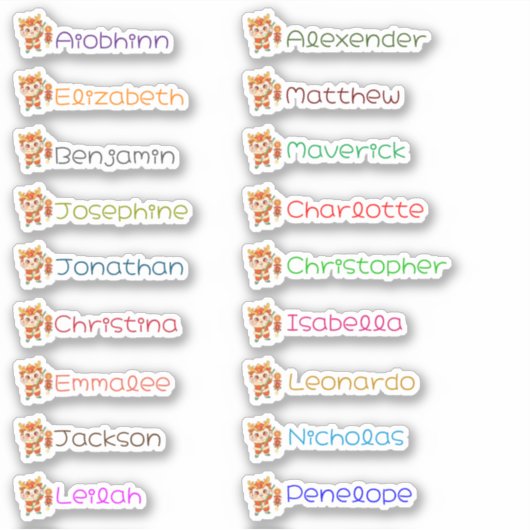 Stickers für niedliche Drachen mit benutzerdefinie Aufkleber (Vorderseite)