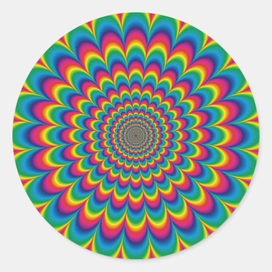 Stickers für psychedelische Gefärbte Krawatte Umsc (Vorderseite)