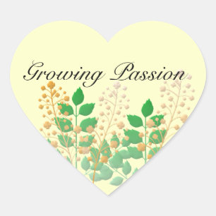 Stickers Garden Blume und Blätter