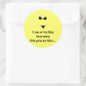 STICKERS - Gelber Polka Dot Bikini (Tasche)