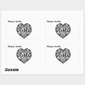 Stickers glücklicher Papa (Blatt)