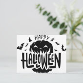 Stickers glückliches Halloween Postkarte (Stehend Vorderseite)