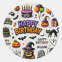 Stickers Halloween-Mix nach Basketball