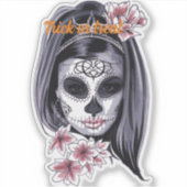 Stickers Halloween-Trick oder Treue Aufkleber (Vorderseite)