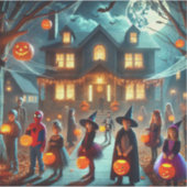 Stickers Halloween-Trick oder Treue Aufkleber (Vorderseite)