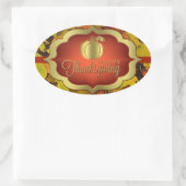 Stickers - Herbstglückliches Erntedankfest (Tasche)