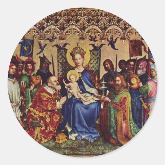 Stickers: Innere Pilgerreise Runder Aufkleber (Vorderseite)