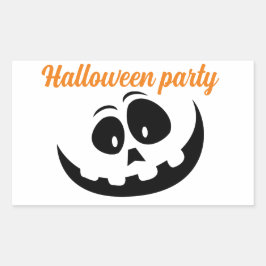 Stickers-Kostüm-Halloween-Party Rechteckiger Aufkleber