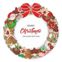 Stickers & Labels Frohe Weihnachten