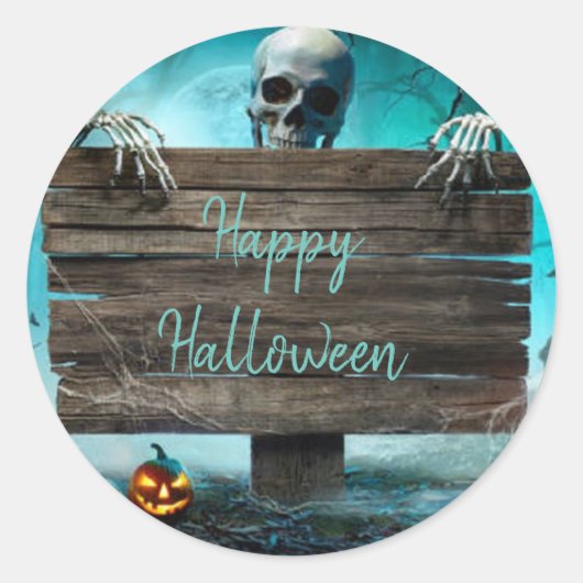 Stickers & Labels Happy Halloween (Vorderseite)