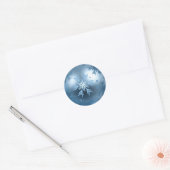 Stickers - Marine Blue Snowflake Ornament (Umschlag)