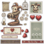 Stickers - Melancholy Harlequin Aufkleber (Vorderseite)