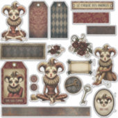 Stickers - Melancholy Harlequin Aufkleber (Vorderseite)