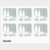 Stickers - Minze & Gray - Sterne & Schnee (Blatt)
