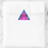 Stickers - Murano Glass Pink Triangle (Tasche)