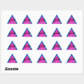 Stickers - Murano Glass Pink Triangle (Blatt)