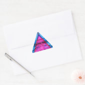 Stickers - Murano Glass Pink Triangle (Umschlag)