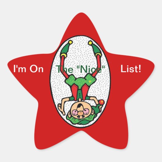Stickers - Nice Elf (Vorderseite)