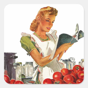 Stickers Notes Canning Jar Square Geschenke Küche