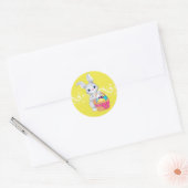 Stickers-Ostersonne Runder Aufkleber (Umschlag)