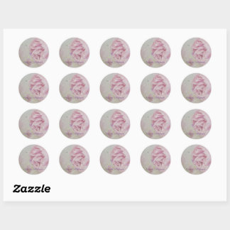 Stickers Peony und Wildblumen