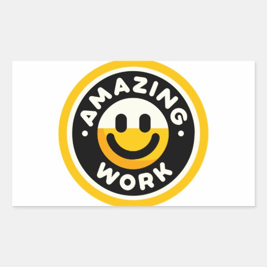 Stickers Phantastische Arbeit (Vorderseite)