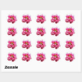 Stickers Pink Peonies (Blatt)
