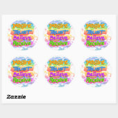 Stickers - Pop-Kunst glauben (Blatt)