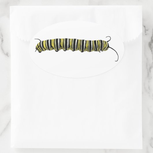 Stickers Raupe Monarch (Tasche)