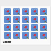 Stickers - Red Tulip Blue Sky 2 (Blatt)