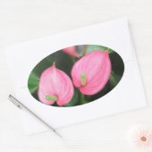 Stickers - rosa Anthurium Twins (Umschlag)