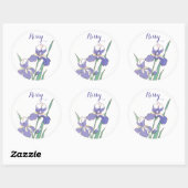 Stickers Round Dot Iris Nickname Rissy Custom Sieg (Blatt)