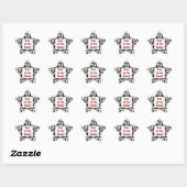 Stickers - Silver Imitats Glitzer Student Star of  (Blatt)